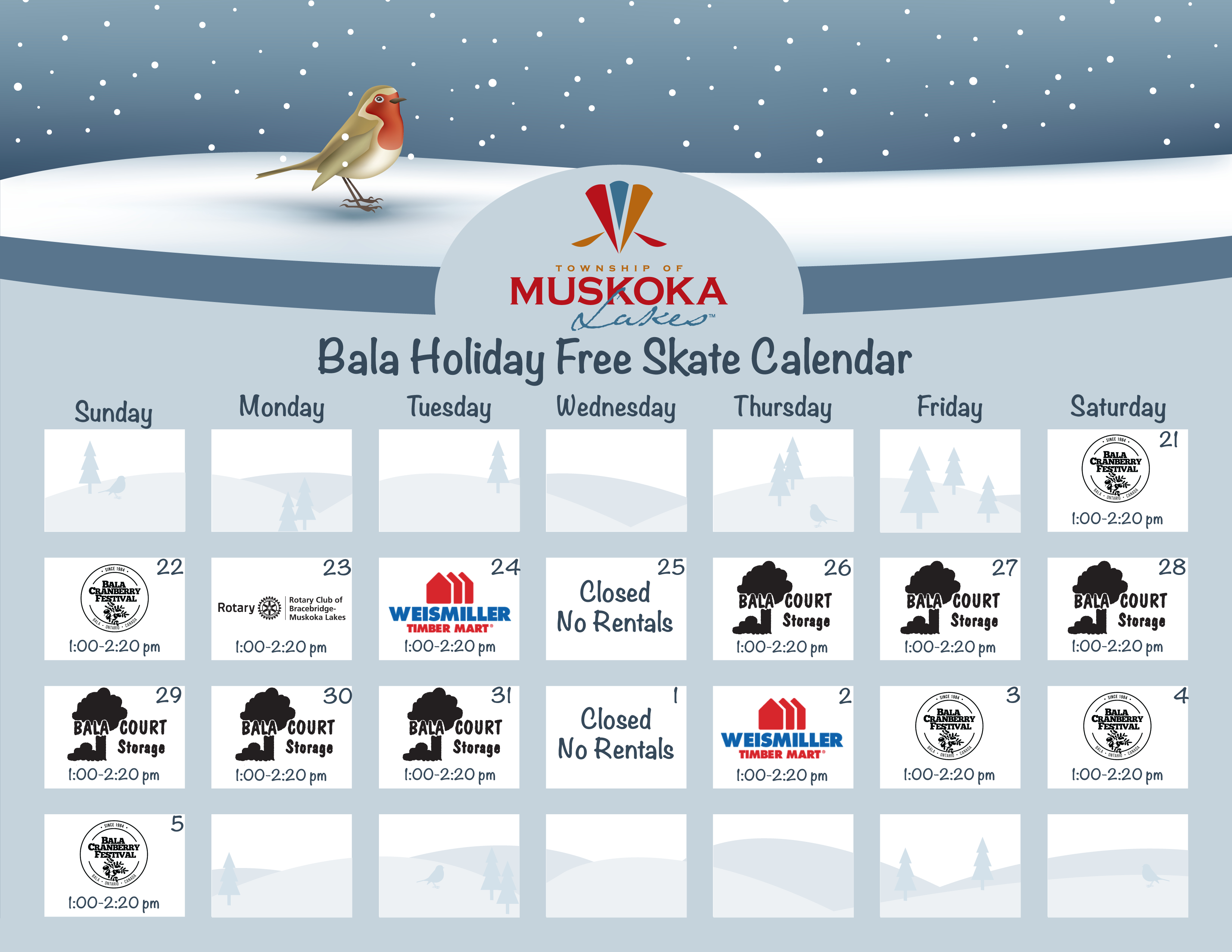 calendar of skating schedule
