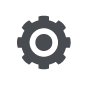 circular gear icon