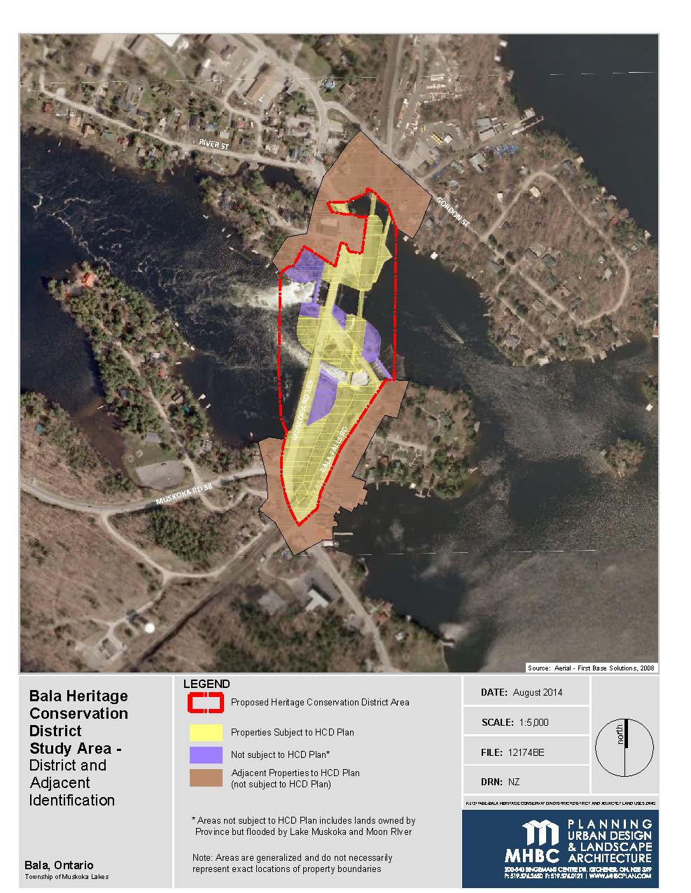 map of bala heritage district