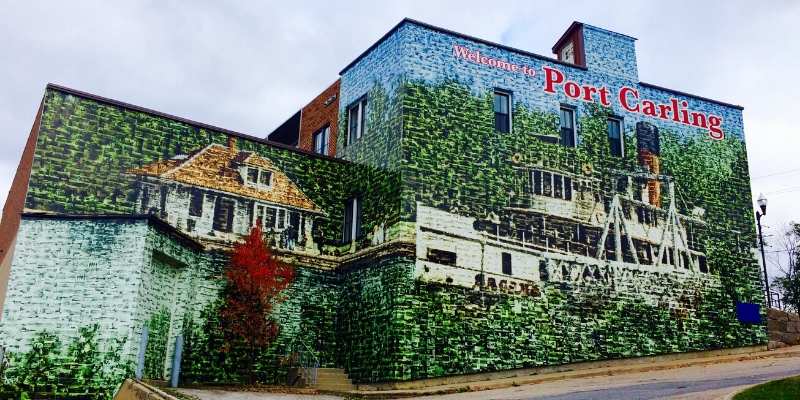 port carling wall mural