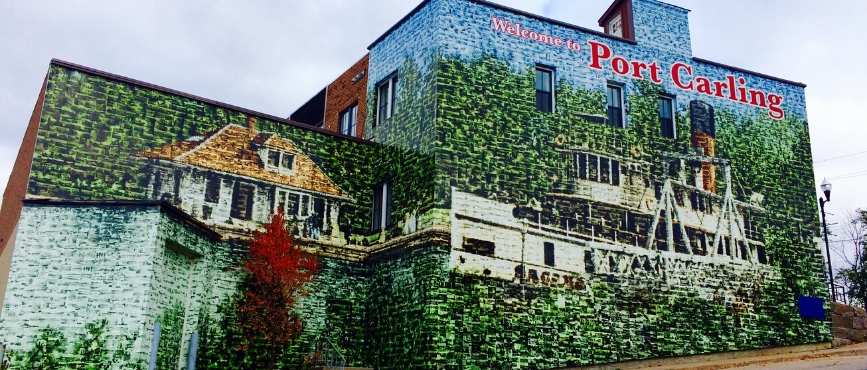 port carling wall mural