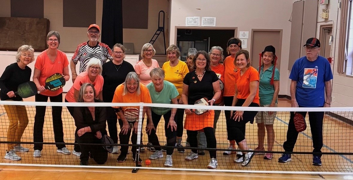 Group photo of pickleball group