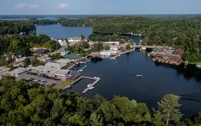 Aerial View of Port Carling