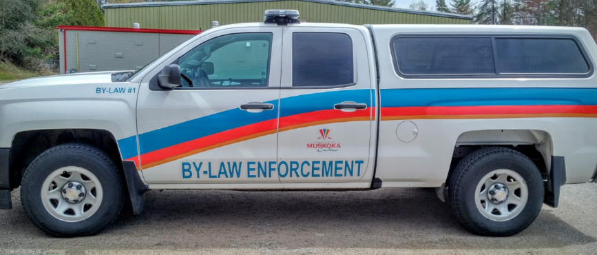 A By-law Enforcement truck