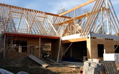 A building under construction