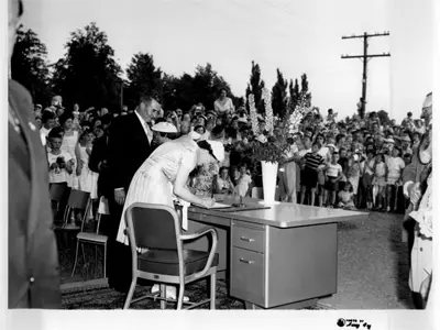 Photo of the Royal Visit