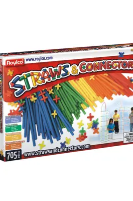 Box of straws and connectors.