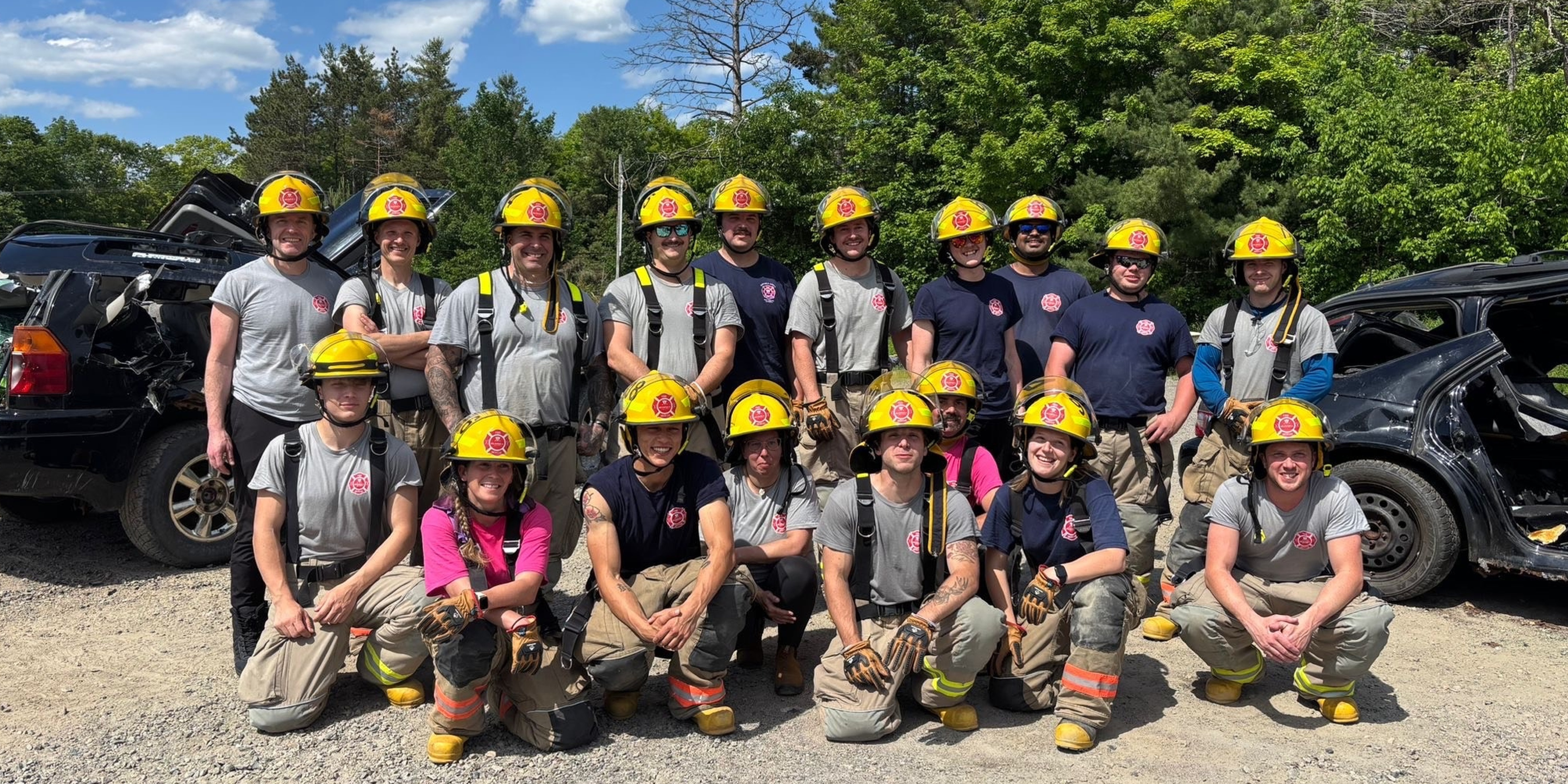 Group photo of firefighters